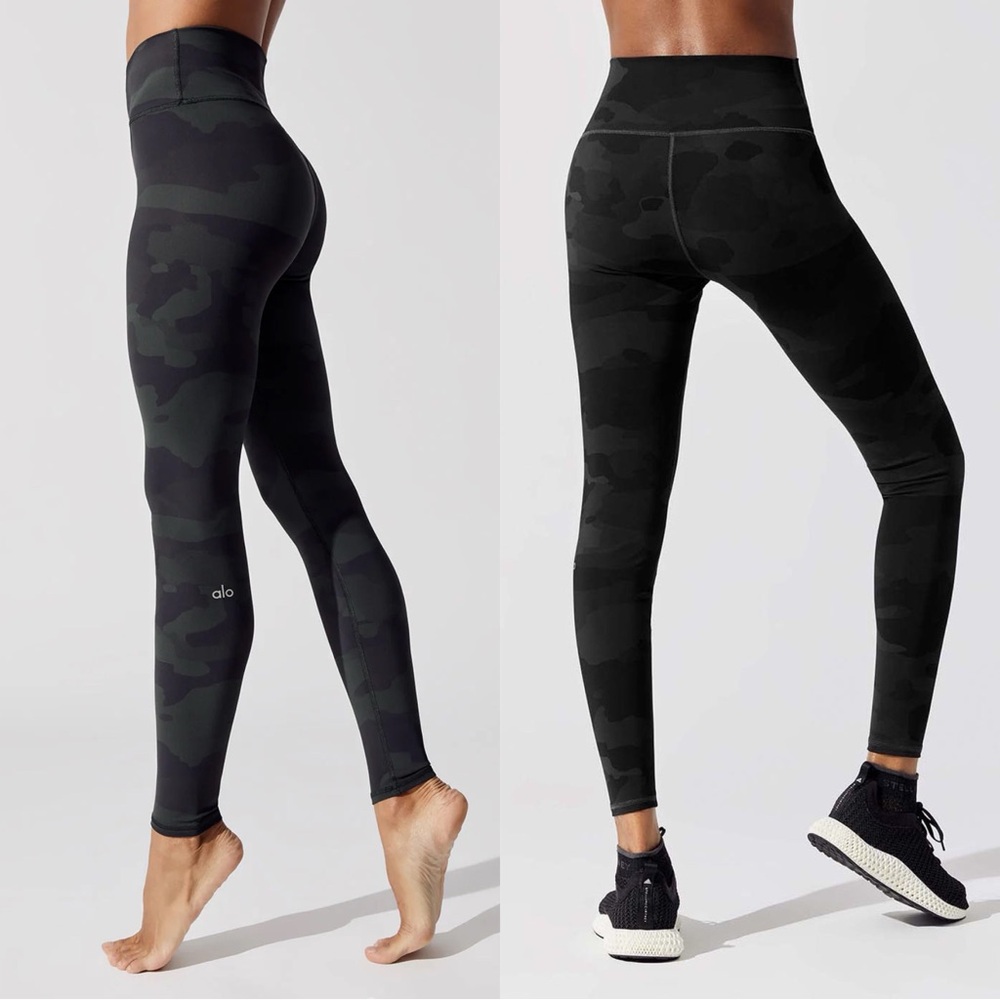 ALO YOGA High-waist Vapor Legging‎ Hunter Camouflage Size Small